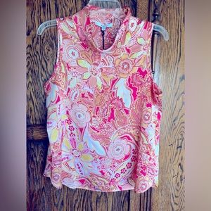 RO & DE NWT sleeveless floral blouse XS